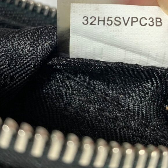 Michael Kors Jet Set Black Signature Logo Crossbody Bag w/ Adjustable Strap - Picture 12 of 12